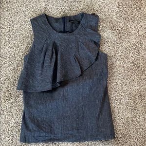 Banana Republic Sleeveless Ruffle top Size 6